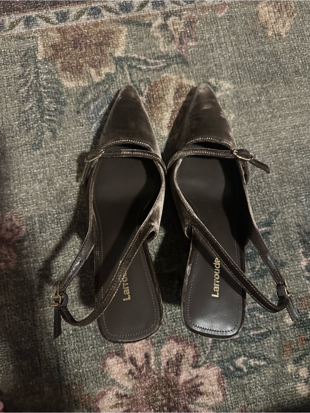 Larroude Ines Pump Espresso - SOLD OUT COLOR - Picture 2 of 3